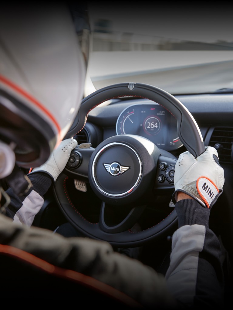 THE NEW MINI John Cooper Works GP – steering wheel – cockpit
