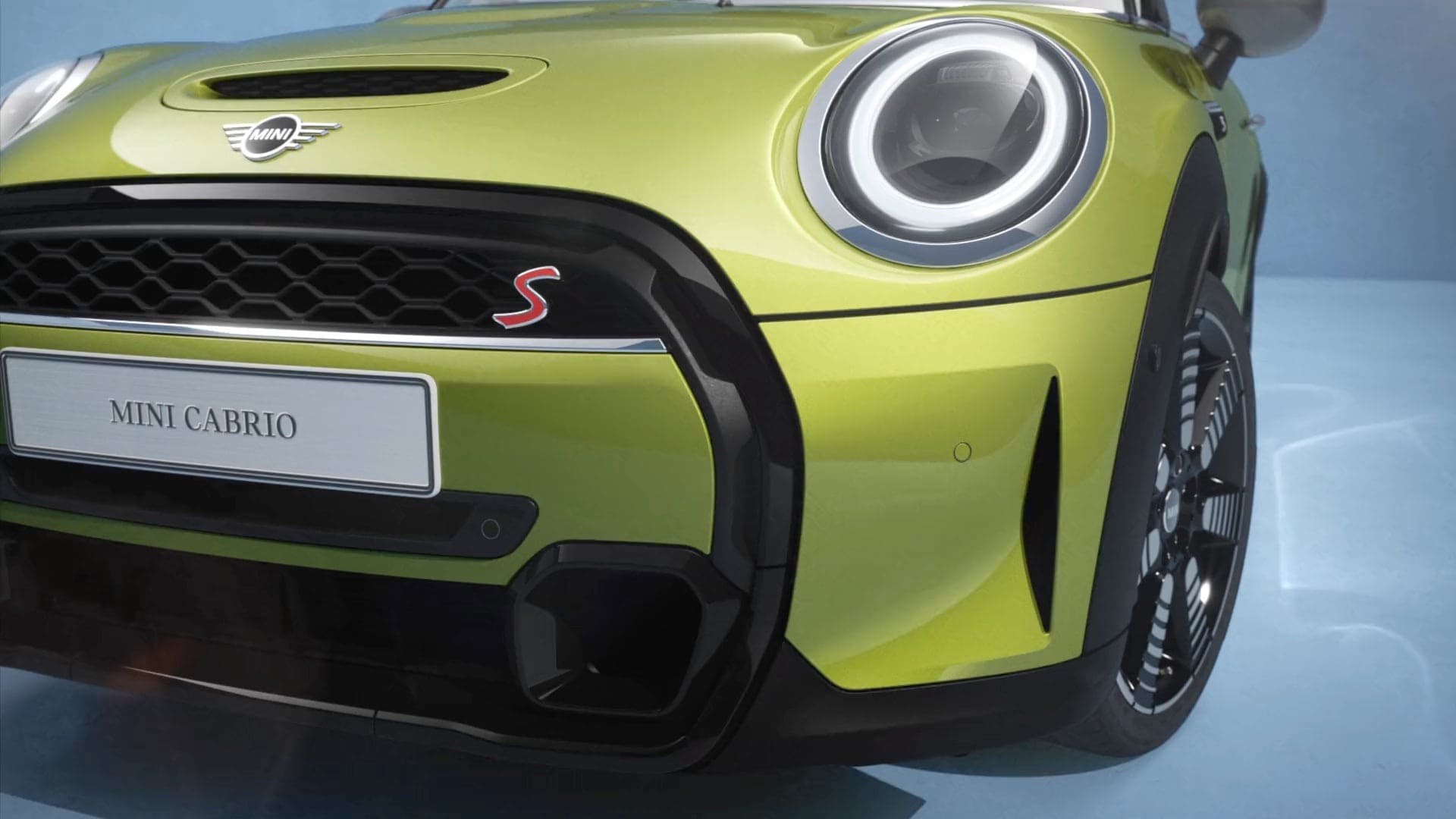 MINI Convertible – yellow
