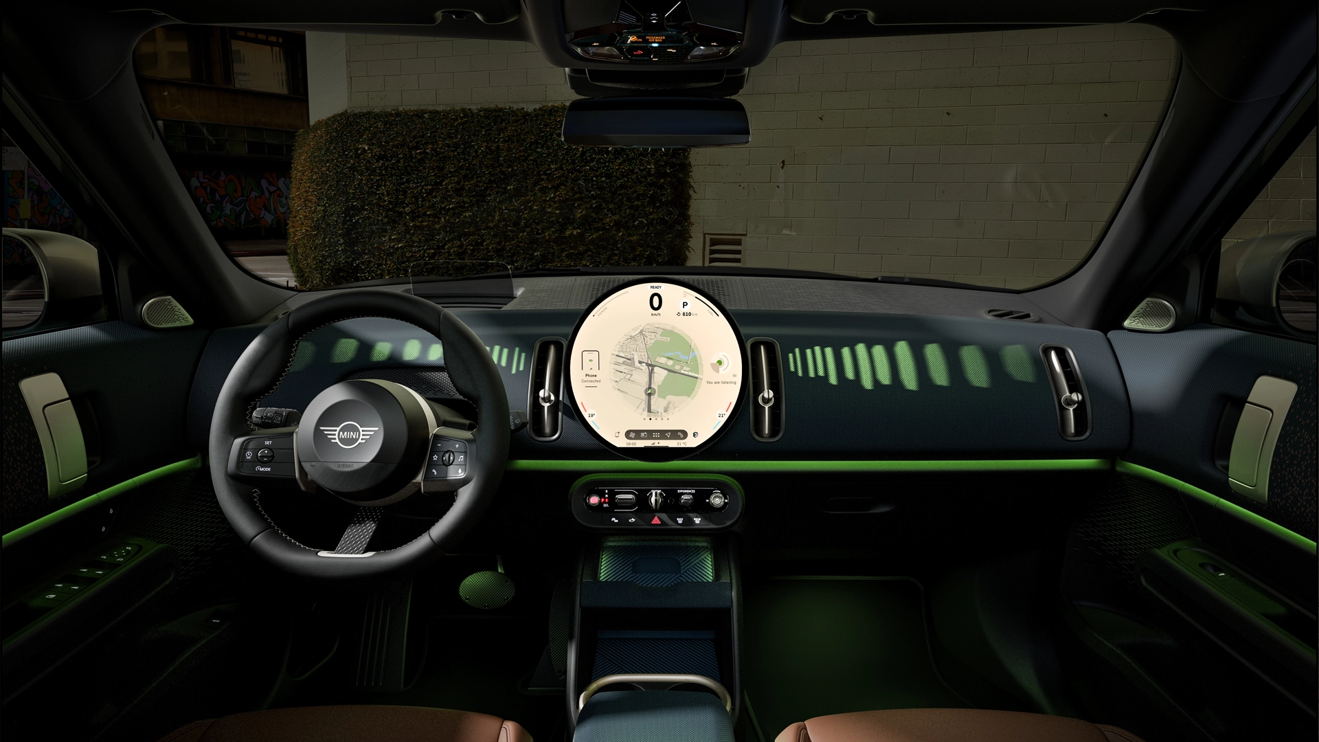 MINI Countryman - dashboard - trail mode