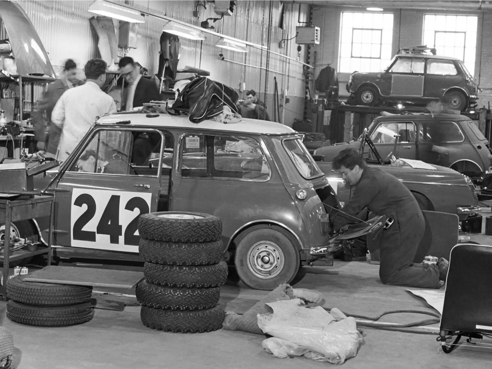 MINI John Cooper Works - ワークショップのオールドMINI