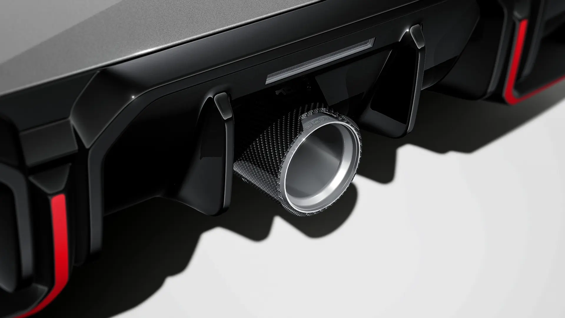 JCWアクセサリー - JCWリア・ディフューザー（ハイグロス）。