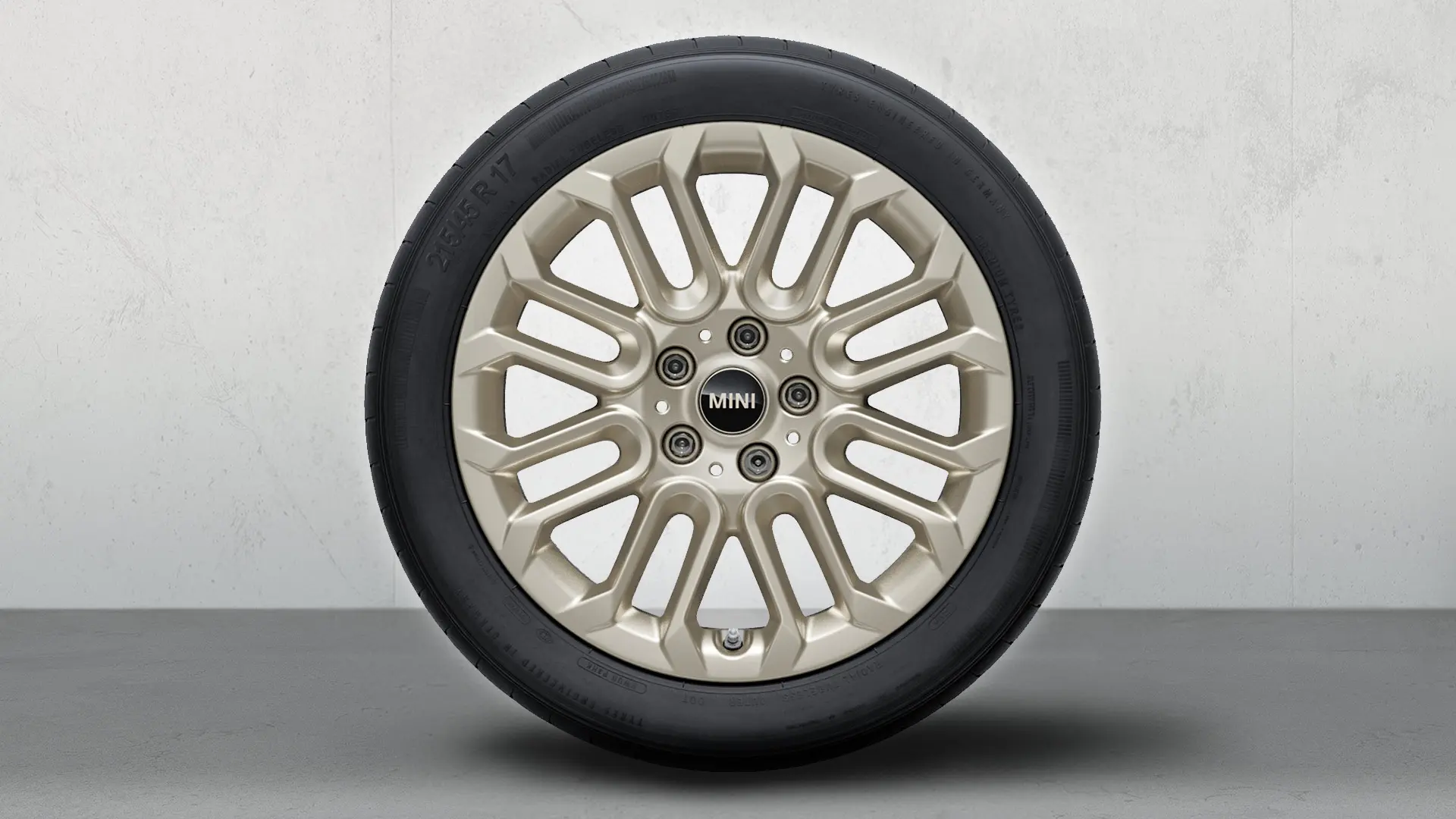 17インチ MINI アロイ・ホイール Uスポーク 956 （バイブラント・シルバー）、ウィンター・コンプリート・ホイール