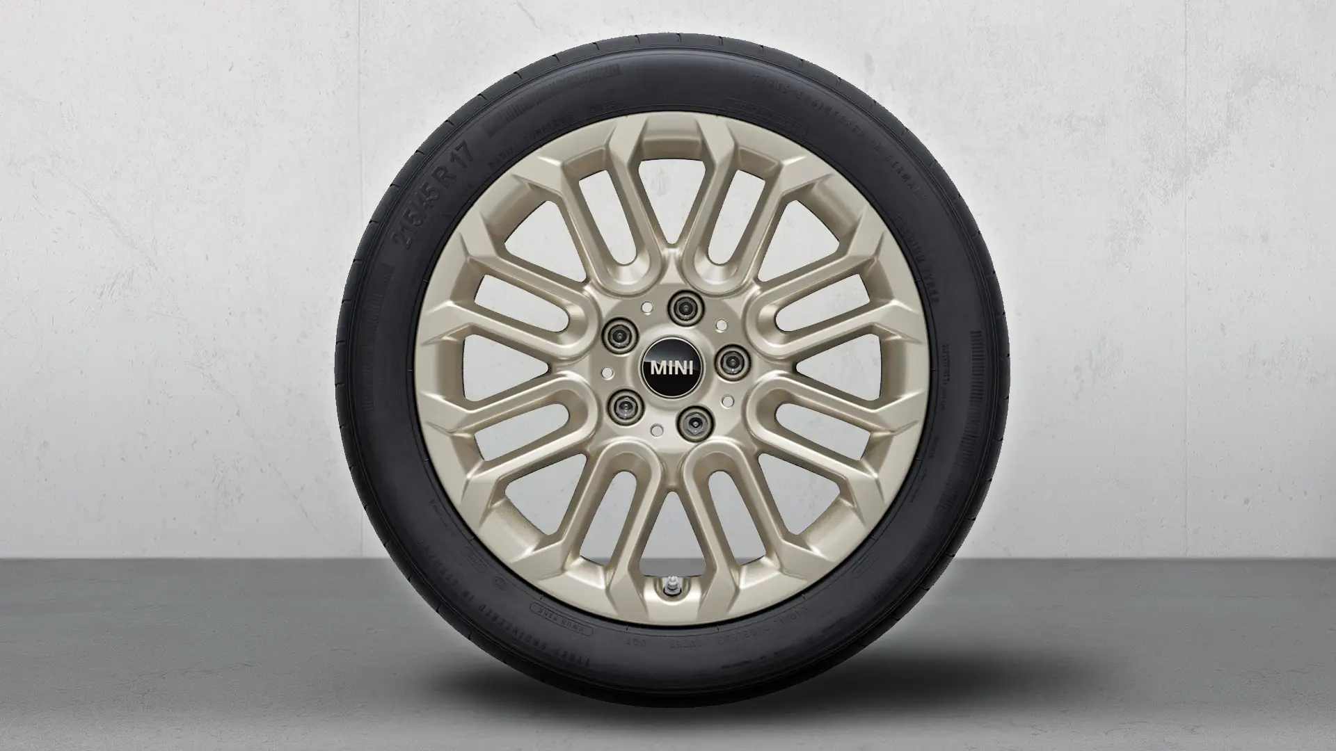 17インチ MINI アロイ・ホイール Uスポーク 956 （バイブラント・シルバー）、ウィンター・コンプリート・ホイール