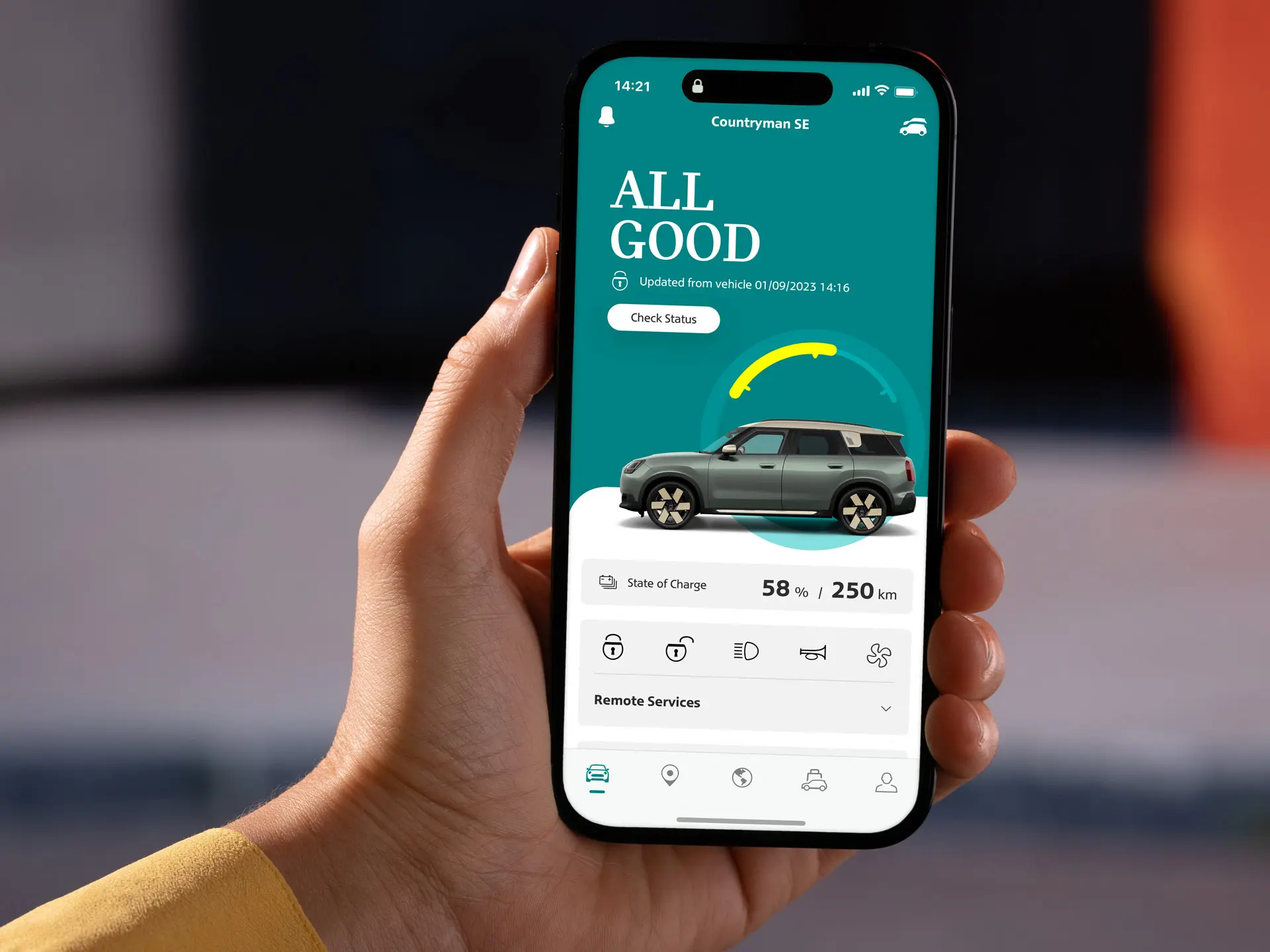 MINI APPの画面