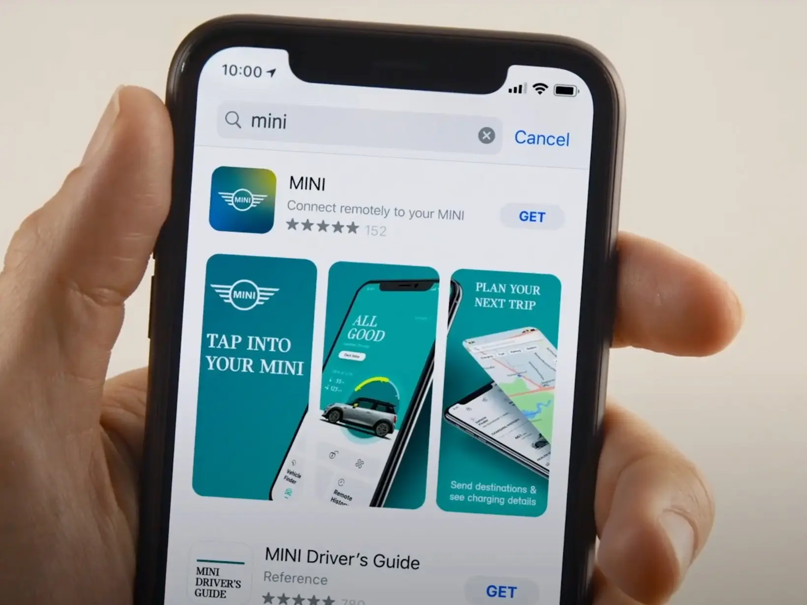 MINI APPの画面