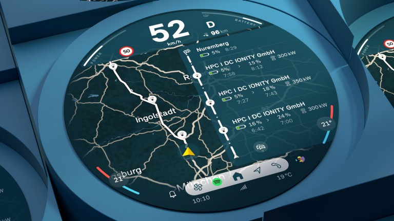 MINI all-electric - digital experience - navigation