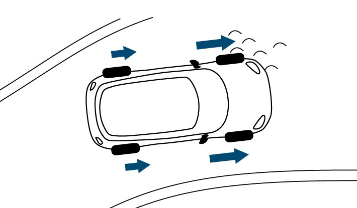 MINI All4 凸凹のある路面での技術