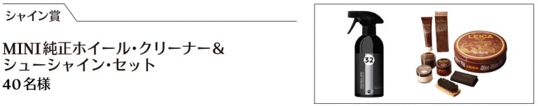 I純正ホイール・クリーナー＆ シューシャイン・セット