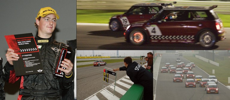MINIチャレンジで初優勝をした時のゼッケン36番は いまのDTMマシンにも使っています